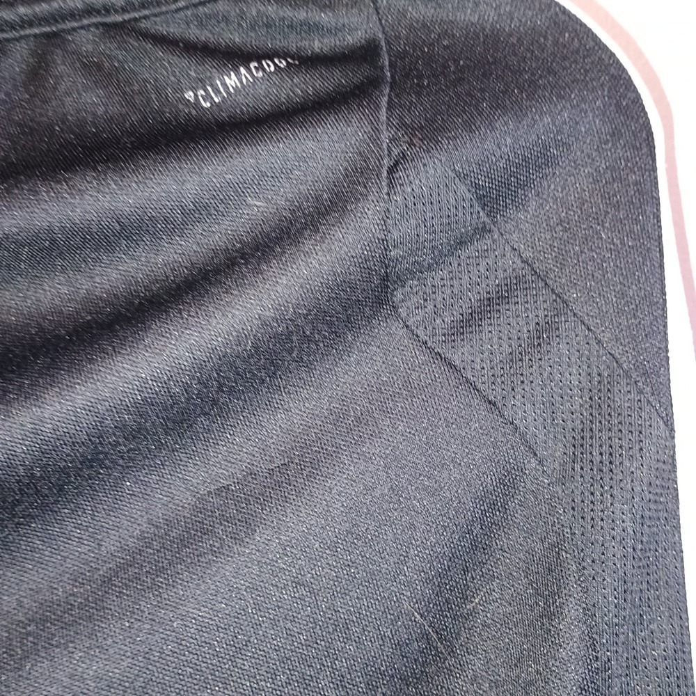Adidas ClimaCool Athletic Track Pants Black White Stripes Joggers Mens Size S - Picture 5 of 16